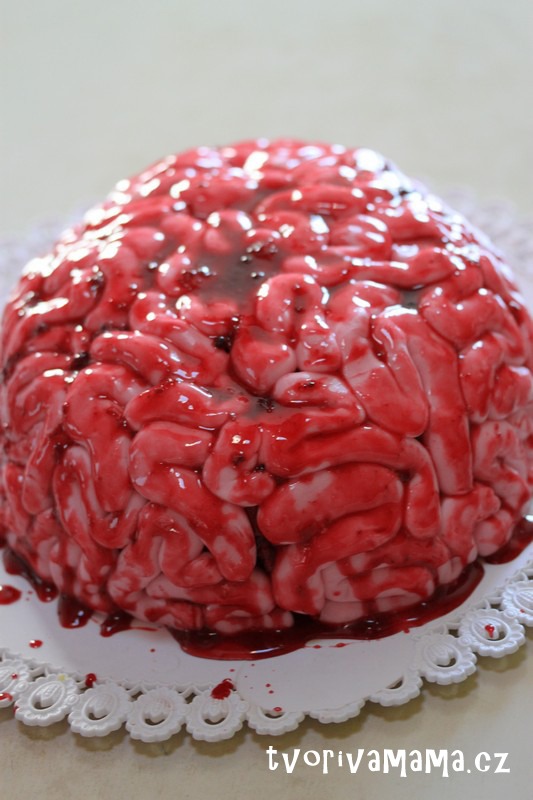 Homemade] Halloween Brain Cake : r/food