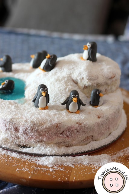 Raspberry Jaffa cake icebergs with mini penguins | Food | The Guardian