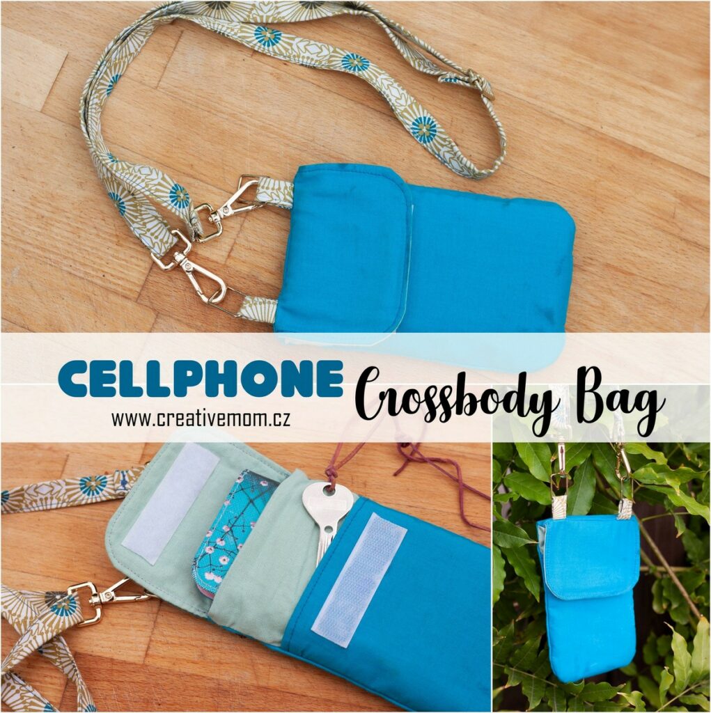 DIY Crossbody Cellphone Bag - The Creative Mom