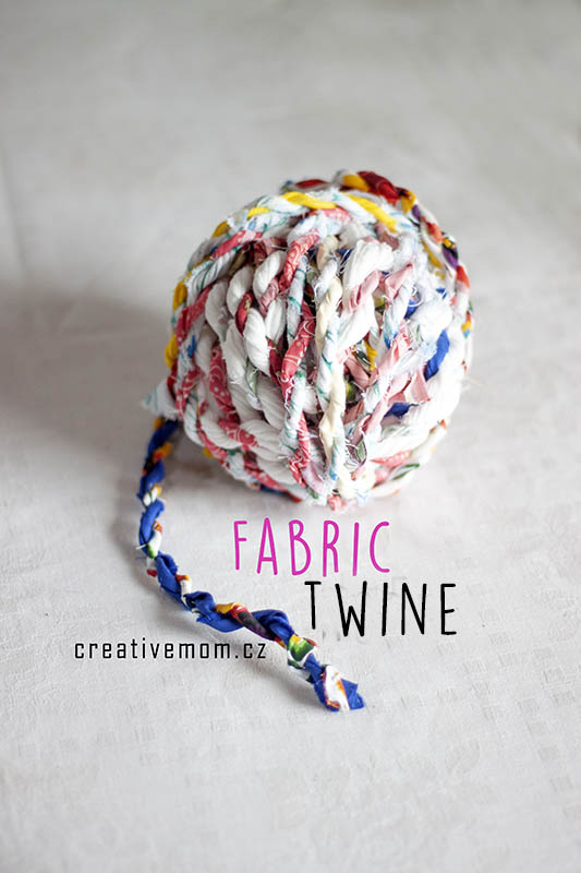 How To Make Scrap Fabric Twine ⋆ A Rose Tinted World