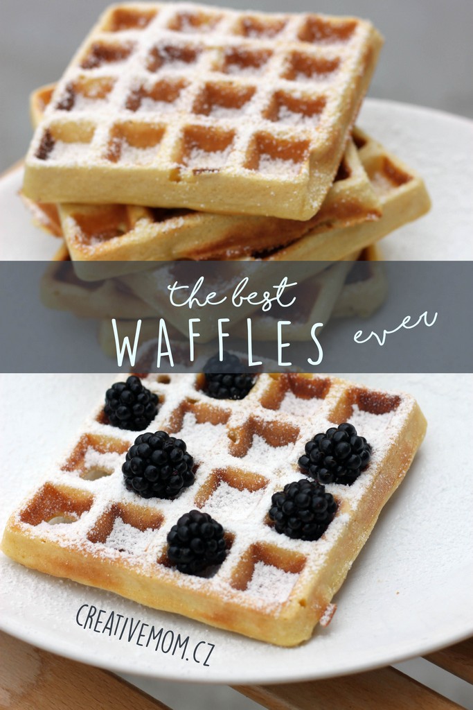 Best Waffles Ever (recipe and waffle maker tip) - The Creative Mom