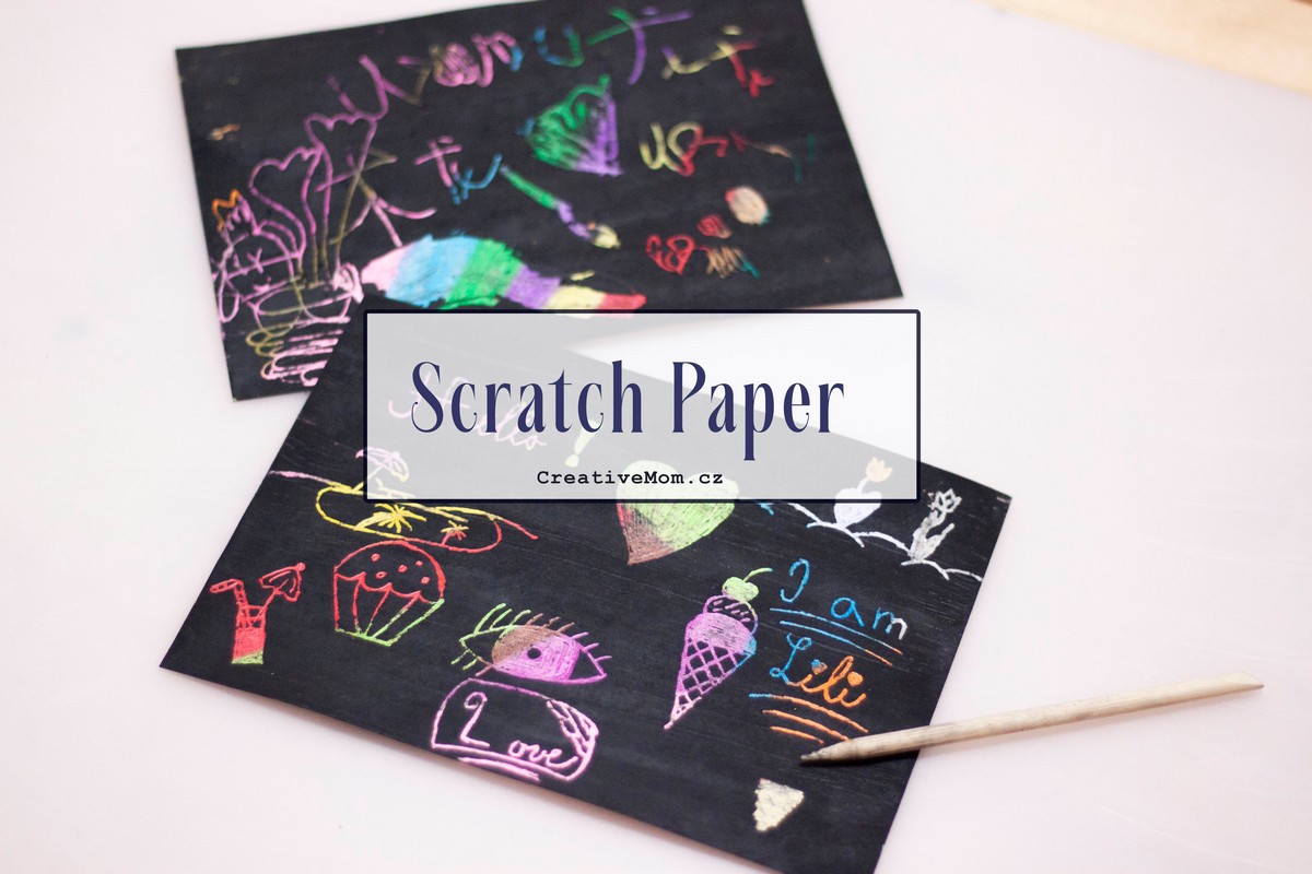 DIY Scratch Paper - The Creative Mom